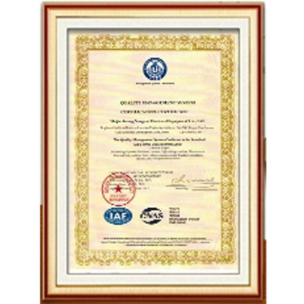 चीन Dongguan Zhaoyi Hardware Products Co., LTD. प्रमाणपत्र